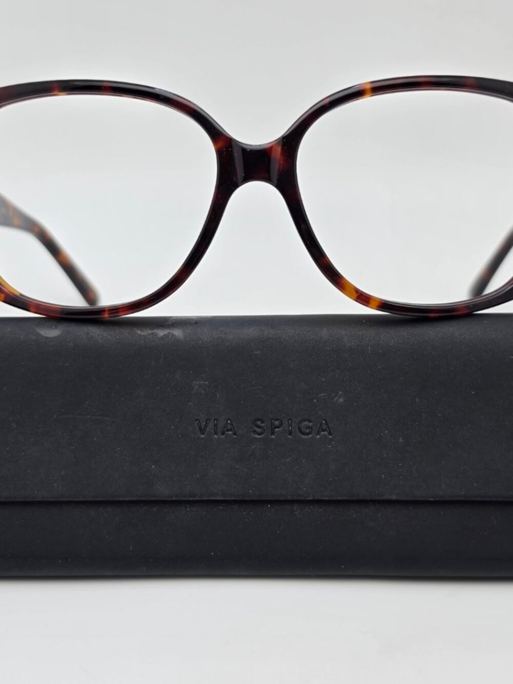 Via Spiga Zyloware 337-S 55B Tortoise Gold Sunglasses Frame w/ Case 58-16-135